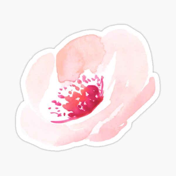 Painted flower Sticker