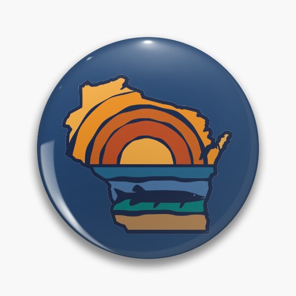 Item preview, Wisconsin Sunset Sunrise Musky Lurking designed and sold by gstrehlow2011.