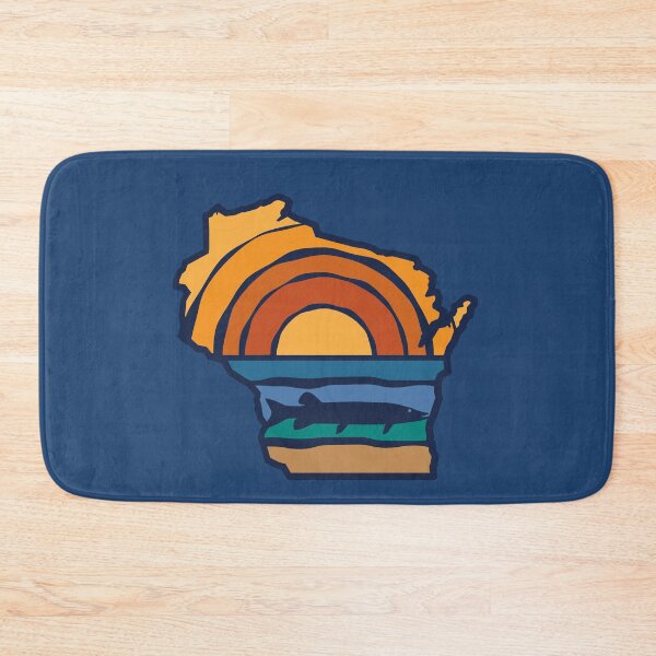 Item preview, Wisconsin Sunset Sunrise Musky Lurking designed and sold by gstrehlow2011.