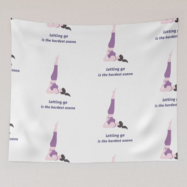 Item preview, Letting go is the hardest asana designed and sold by jarmila80.