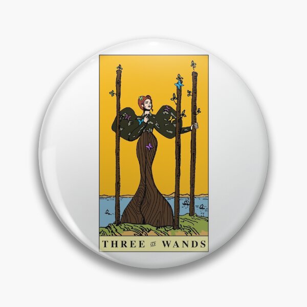 Item preview, Blair Saint Clair - Three of Wands designed and sold by enjoymycake.