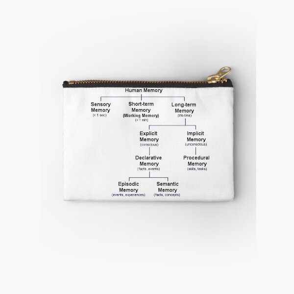 Item preview, Length of human memory diagram designed and sold by BonBoMochiBall.