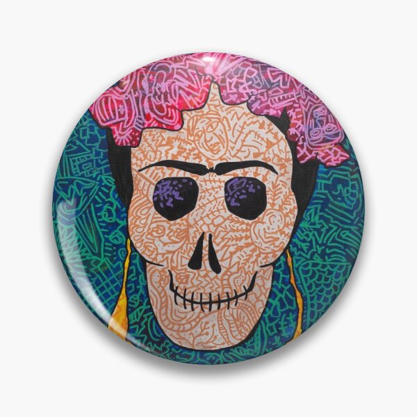 Item preview, Skull Frida designed and sold by SoRiartiste.