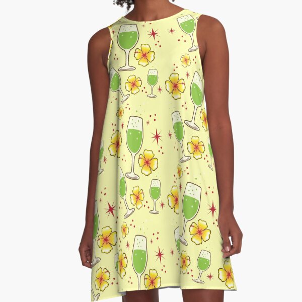 oh lovely green tropical cocktails! A-Line Dress