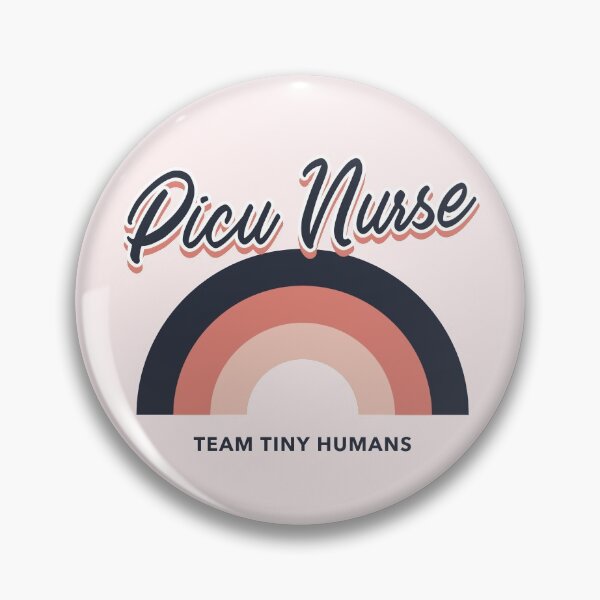Item preview, Vintage Rainbow Pediatric ICU Nurse Gift Picu Nurse Team Tiny Humans designed and sold by TamGustam.