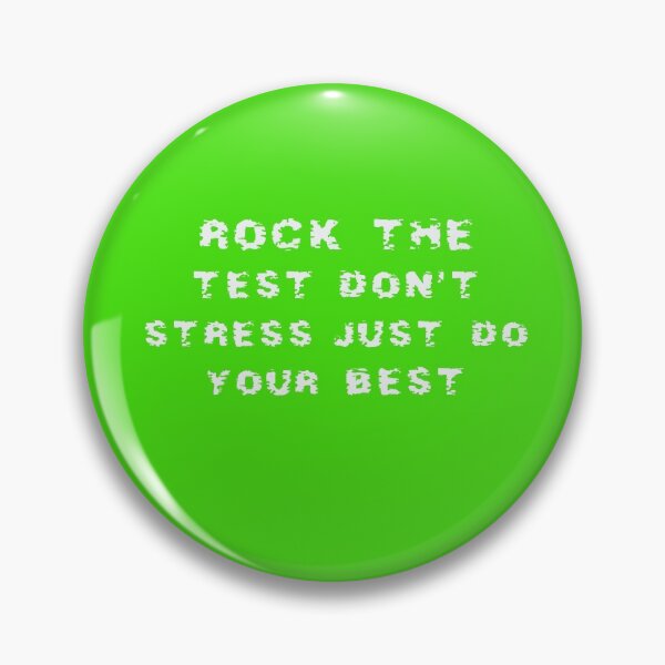 Item preview, Rock The Test  Don't Stress Just Do Your Best , Funny Saying , Funny Quote designed and sold by Soukainadesign.