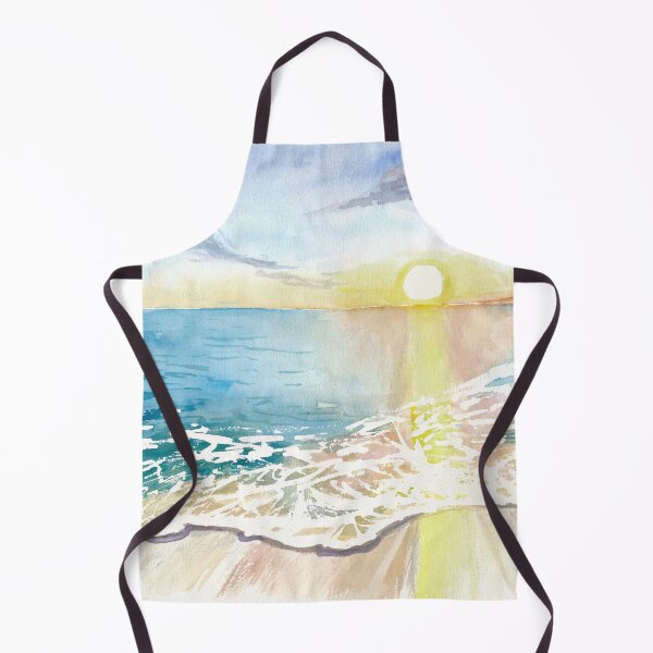 Item preview, Beach Sunset with Martinique View and Caribbean Waves  designed and sold by artshop77.
