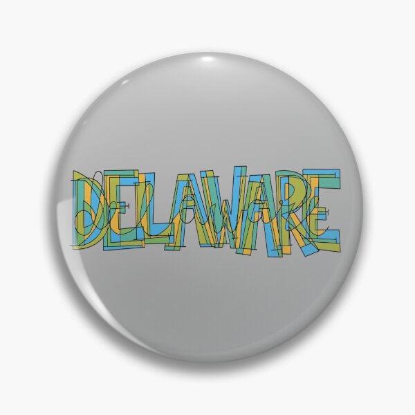 Item preview, Green, Blue, and Yellow Delaware Word Doodle designed and sold by klaireep.
