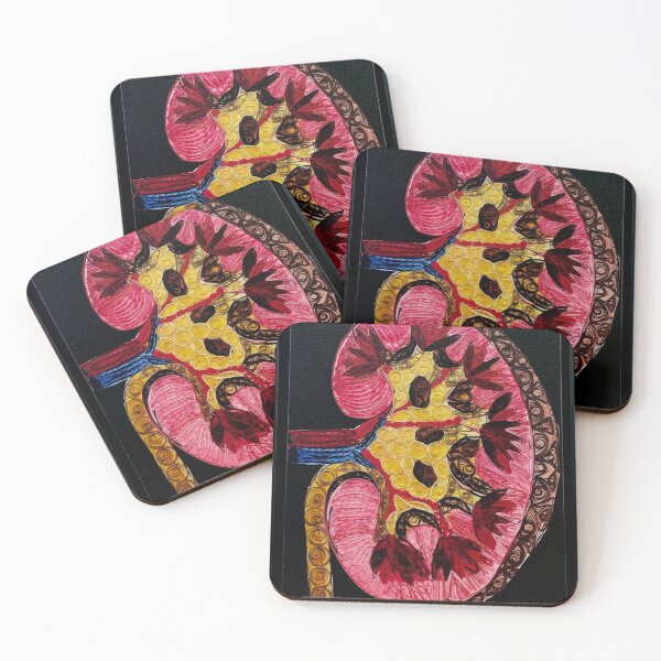Item preview, paper quilled kidney print designed and sold by Shelina Ishani.