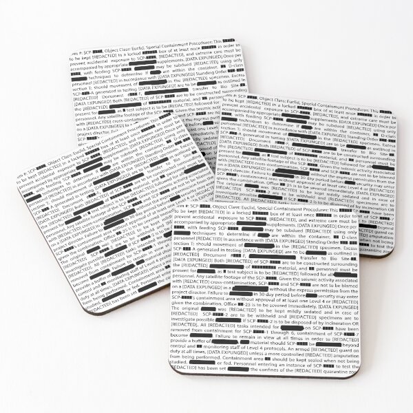 Item preview, Redacted SCP Document T7-██ designed and sold by ToadKingStudios.