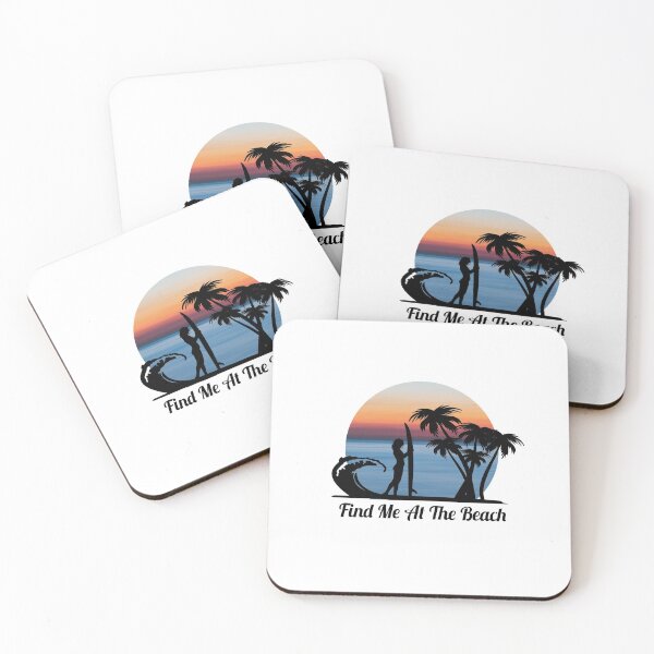 Item preview, Find Me At The Beach, Girl Surfer, Wave, Ocean designed and sold by DataAndBeyond.