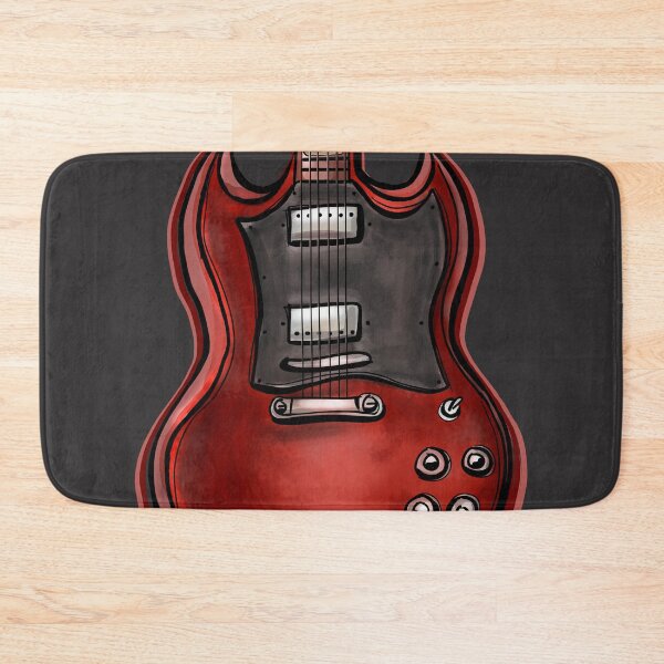 Item preview, red guitar designed and sold by helinton.