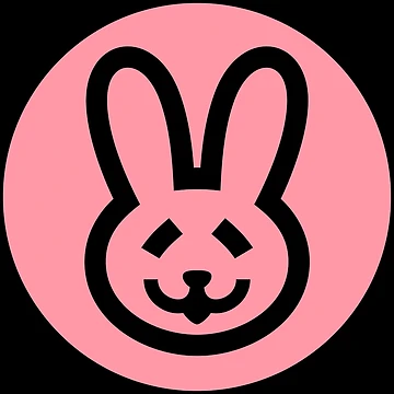 Artwork thumbnail, Cute Rabbit Icon by Quire