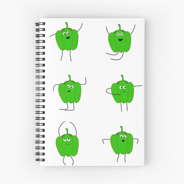 Item preview, Dancing green bell pepper designed and sold by eammmmmm.