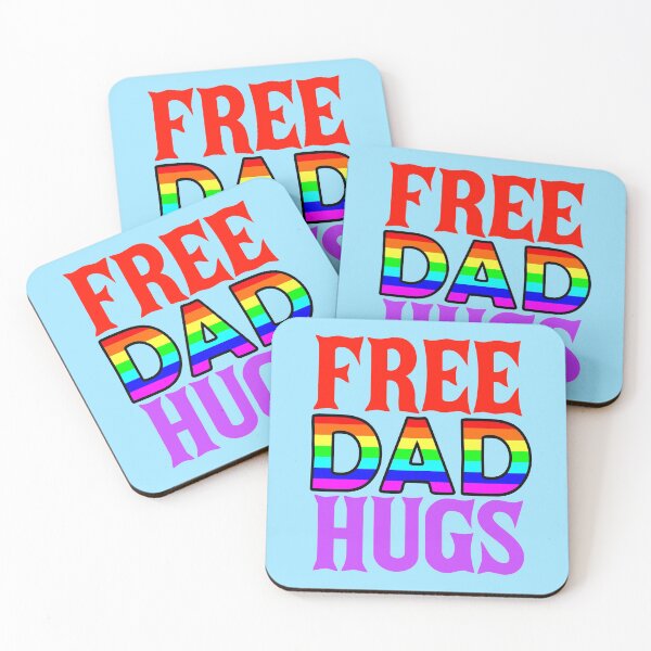 Item preview, Pride free dad hugs  designed and sold by Monkey204.