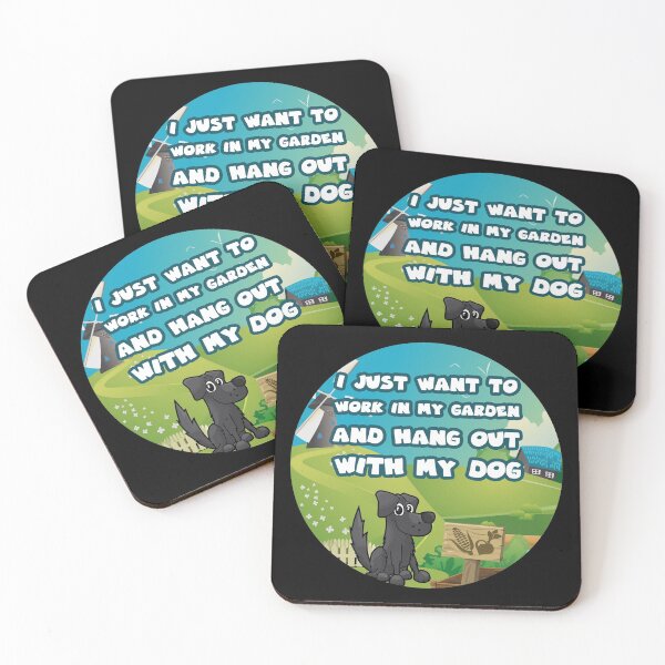 Item preview, I just want to work in my garden and hang out with my dog designed and sold by GoranDesign.