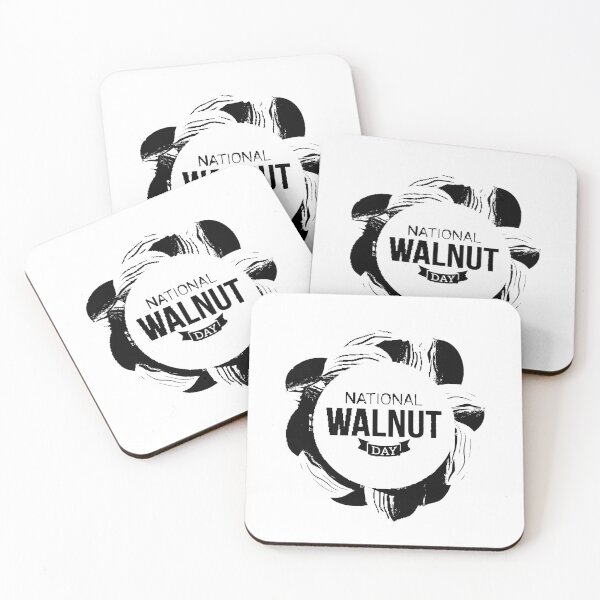 Item preview, National walnut day graphic B&W designed and sold by BonBoMochiBall.