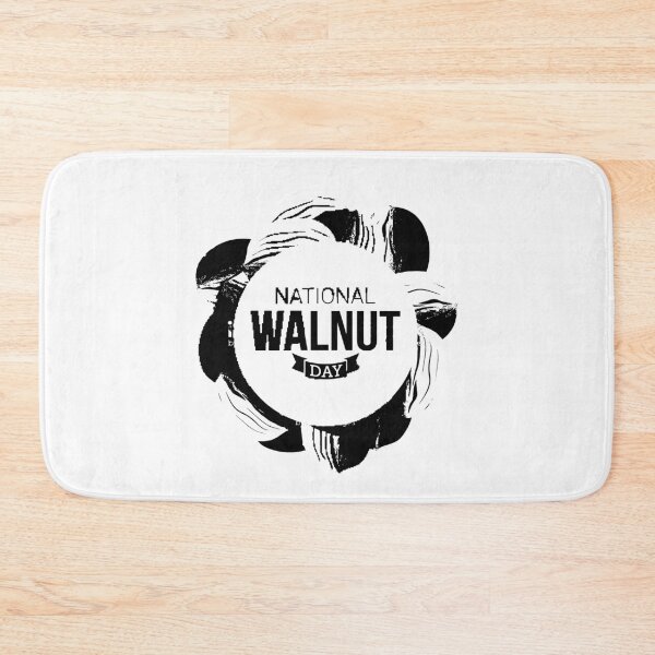 Item preview, National walnut day graphic B&W designed and sold by BonBoMochiBall.