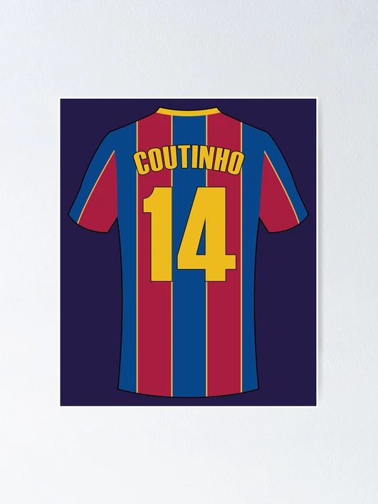 Barcelona football jersey number 14