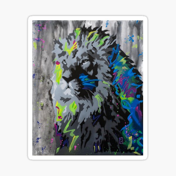 Lion streetstyle Sticker