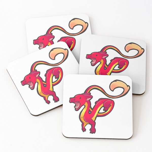 Item preview, cute little red dragon  designed and sold by Arty and Awkward.