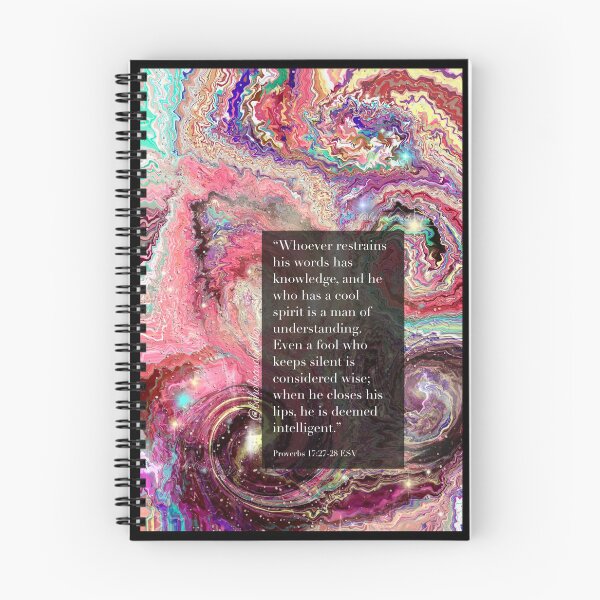 Item preview, Proverbs 17:27-28 Abstract Painting designed and sold by Kristi Duggins.