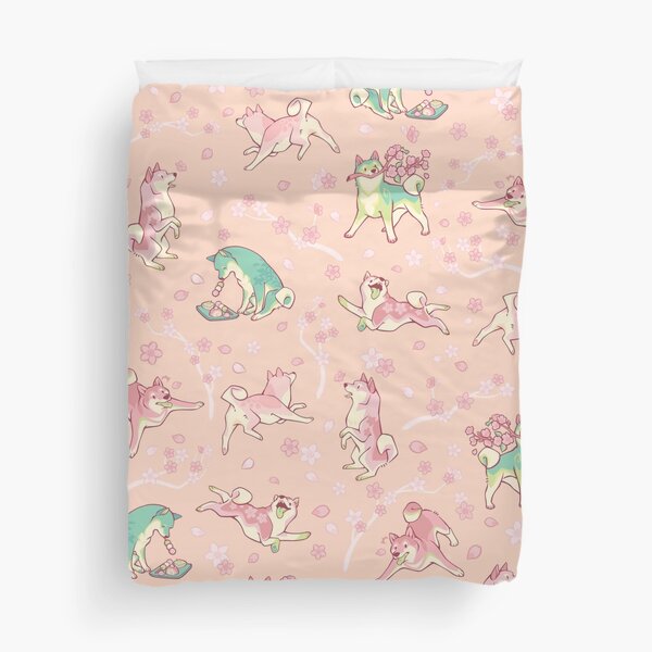 Shibakura & Matchinu in peachy Duvet Cover