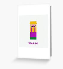 Wario Greeting Card