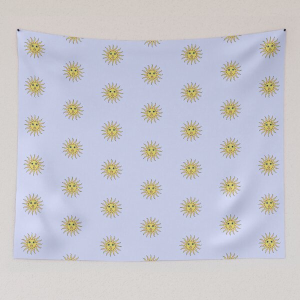 Item preview, 60s retro mod sun face designed and sold by vbanka.