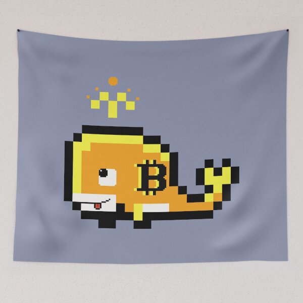 Item preview, Bitcoin Crypto Whale designed and sold by pixeltogs.
