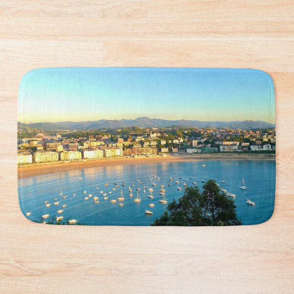 Item preview, Port Beach San Sebastian Spain  designed and sold by BeCarpeDiem.