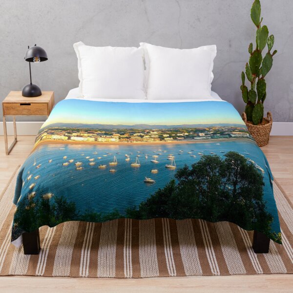 Item preview, Port Beach San Sebastian Spain  designed and sold by BeCarpeDiem.