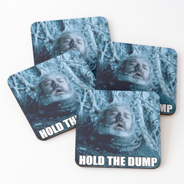 Item preview, Hold the dump, crypto MEME designed and sold by Paolocazzoduro.