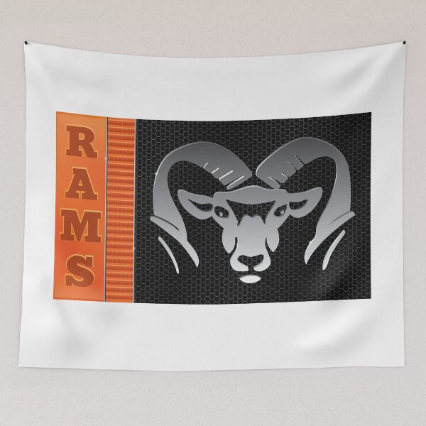 Artikelvorschau, Rockford Rams # 8 entworfen und verkauft von MiSchoolApparel.
