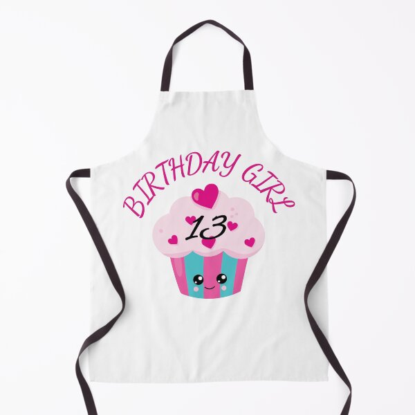 Item preview, 13th Birthday Girls Kawaii Cupcake designed and sold by Peggy Lindstrom.