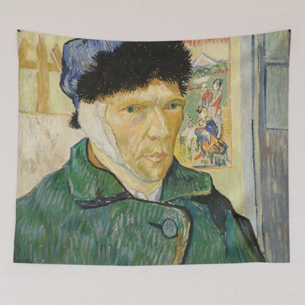 Item preview, Vincent Van Gogh Bandaged Ear  designed and sold by emilypigou.