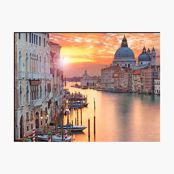 Item preview, Venice prints,italy wall art, italian vintage posters,italian wall art,metal picture prints designed and sold by eyesight4vision.