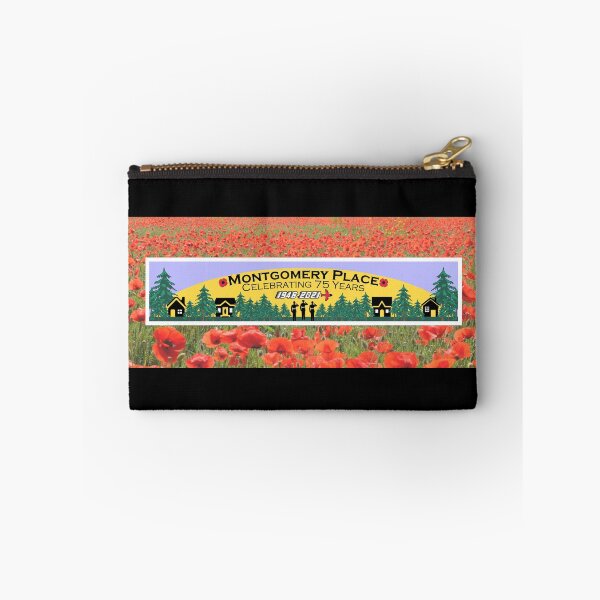 Item preview, 75th Anniversary of Montgomery Place Saskatoon - Logo with Poppies designed and sold by MPCA.
