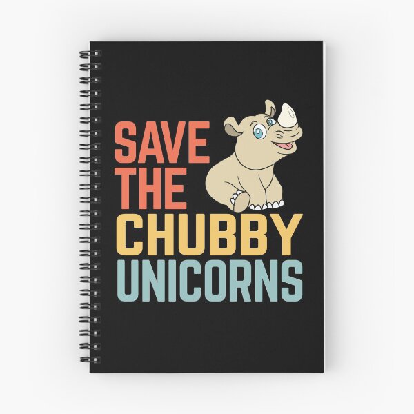 Item preview, Save The Chubby Unicorns | Funny rhino designed and sold by Petra Becker.