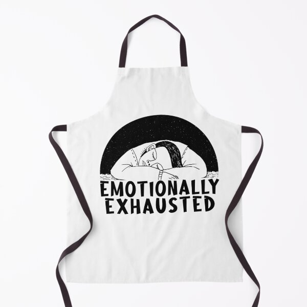 Item preview, Emotionally Exhausted with star background. designed and sold by RAWVANE.