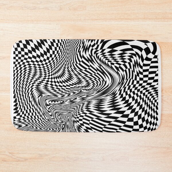 Item preview, Trippy checkered print designed and sold by Stuckinadream.