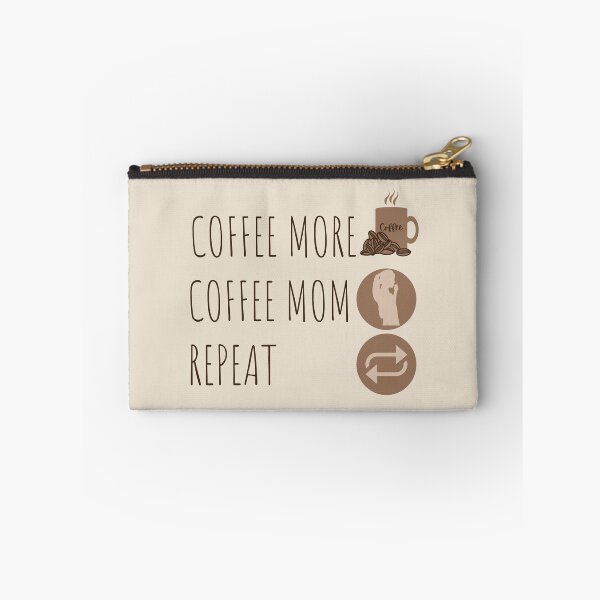 Item preview, Coffee more, coffee mom, repeat design for coffee lovers designed and sold by DesignsVault.