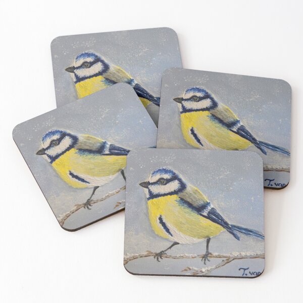 Item preview, EURASIAN BLUE TIT designed and sold by lovinglight.