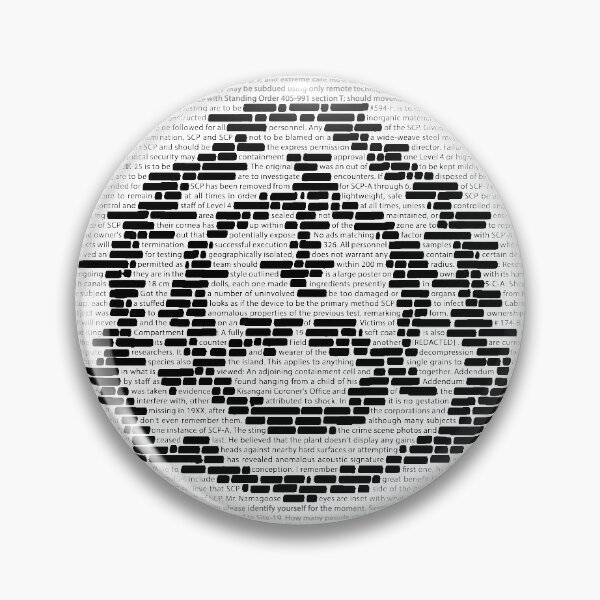 Artikelvorschau, SCP-Logo-Dokument ZENSIERT entworfen und verkauft von ToadKingStudios.