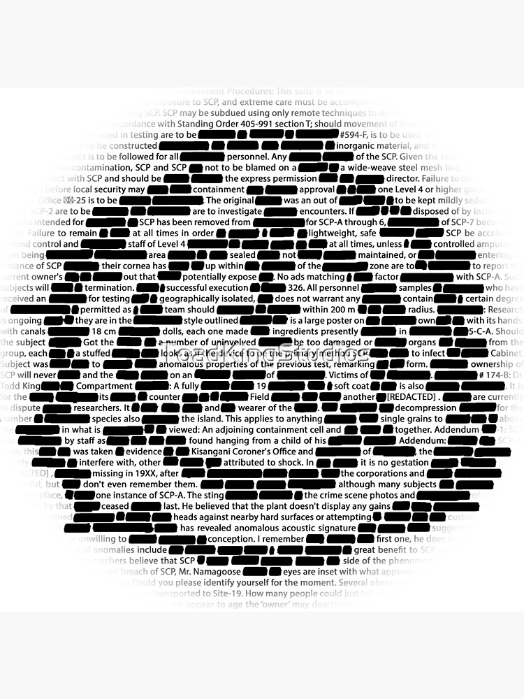 SCP Foundation Logo, repeating of course | Poster