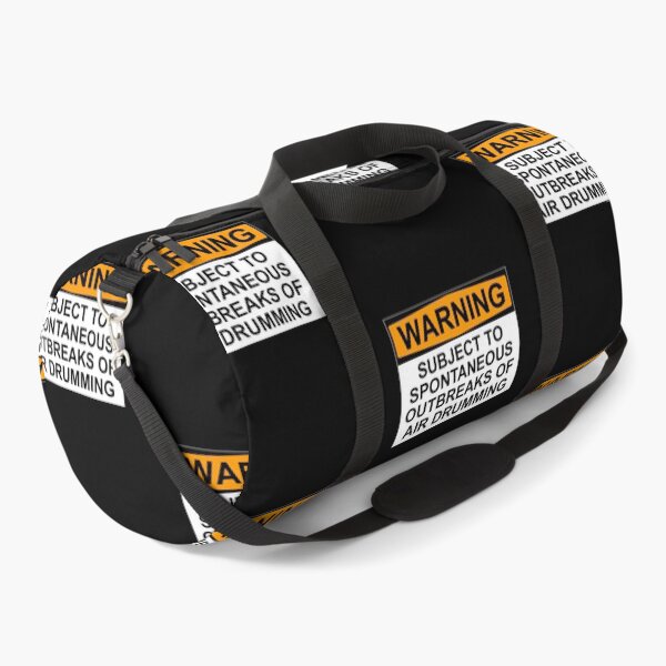 Item preview, WARNING: SUBJECT TO SPONTANEOUS OUTBREAKS OF AIR DRUMMING designed and sold by Bundjum.