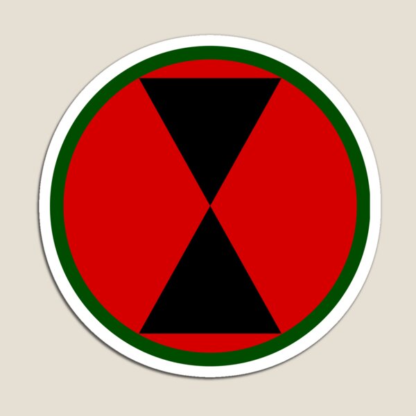 Item preview, 7th Infantry Division (United States) designed and sold by wordwidesymbols.