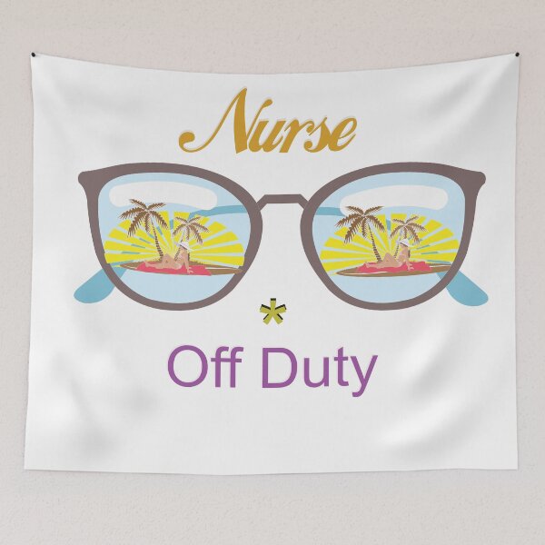 Item preview, Nurse off Duty Save Yourself designed and sold by alayal57.