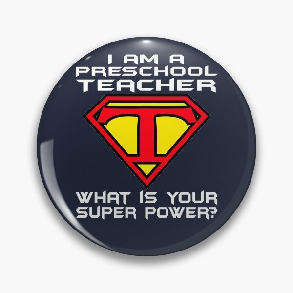 Item preview, Super Power Preschool Teacher Gift  designed and sold by TrndSttr.