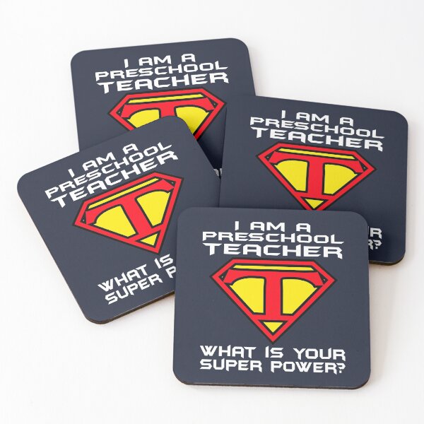 Item preview, Super Power Preschool Teacher Gift  designed and sold by TrndSttr.